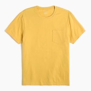 J. Crew Men’s Yellow Pocket Tee